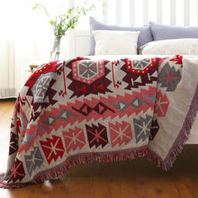 Load image into Gallery viewer, Sofa Cover Couch Chair Throw Blanket Tassel Rug Lounge Bed Sheet Tapestry Decor