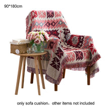 Load image into Gallery viewer, Sofa Cover Couch Chair Throw Blanket Tassel Rug Lounge Bed Sheet Tapestry Decor