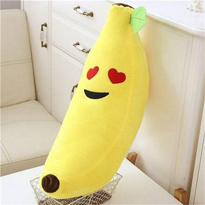 Funny Creative Cartoon Banana Stuffed Soft Pillow Sofa Cushion Baby Lovely Plush Doll Kids Fruit Toys Children Birthday Gifts